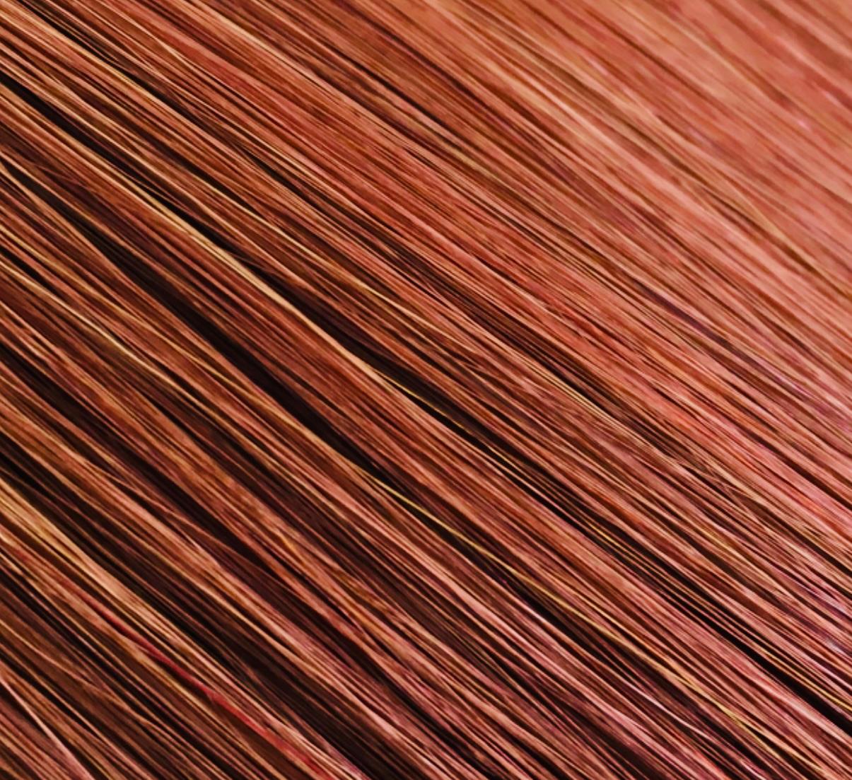 #33 Haarverlängerung Kupferkastanienbraun – 56 cm