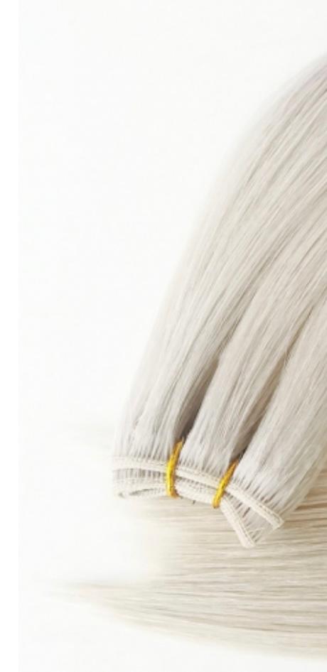 #M60/ICE Haarverlängerung Iceblondcreme - 56cm