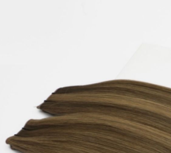 #P4/12 Haarverlängerung Karamell Cappuccino – 56 cm