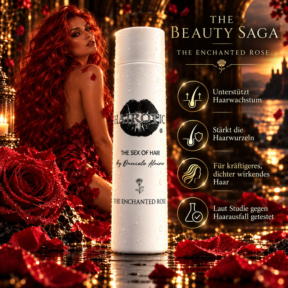 The Enchanted Rose             Haarwuchs Shampoo 250 ml