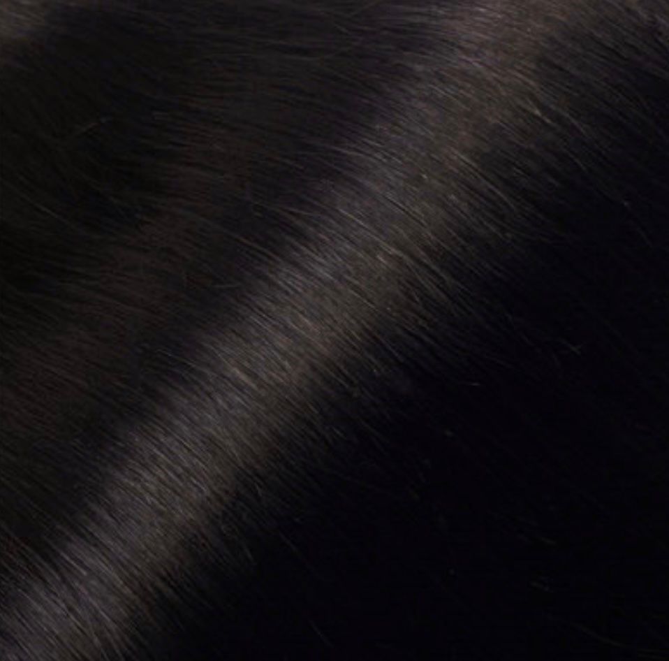 #1B Haarverlängerung Schwarzbraun – 56 cm