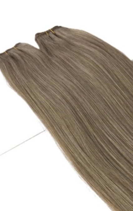 #M8/60 Haarverlängerung Mittelton zum mischen – 56 cm