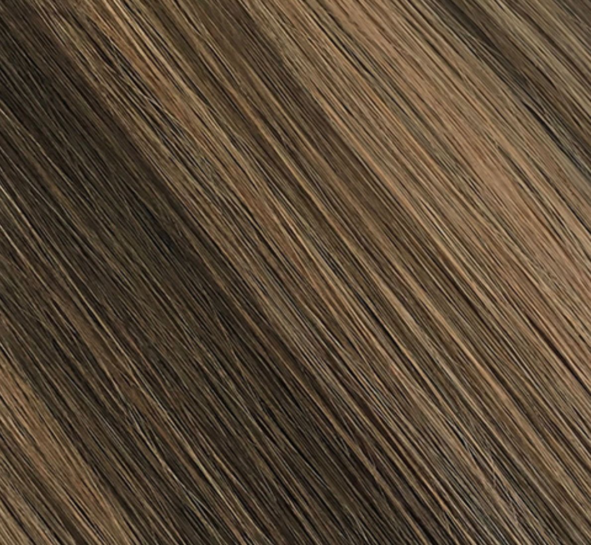 #P4/12 Haarverlängerung Karamell Cappuccino – 56 cm